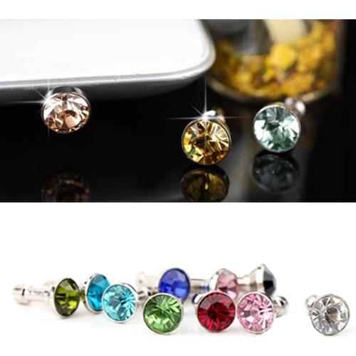 Cute 5 Pcs Anti Dust Plug Earphone Headphone Charger Cover Jack for Cell Phone