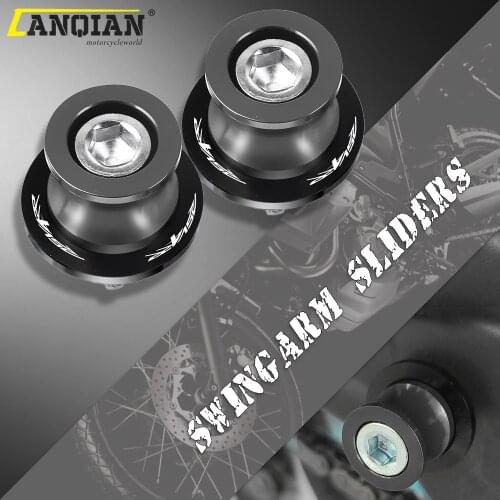 6MM Motorcycle Accessories Aluminum Swingarm Spool Slider Stand Screw For APRILIA RSV4RR 1999-2002 2003 2004 2005 2006 2007 2008