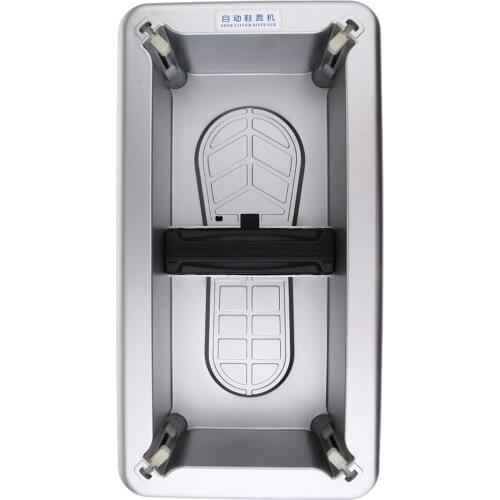 8xAutomatic Shoe Cover Dispenser Machine Floor Carpet Cleaning Silver