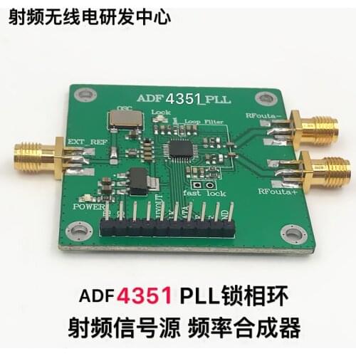 ADF4350 ADF4351 PLL Phase Locked Loop RF Signal Source Frequency Synthesizer