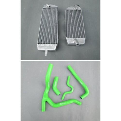 L&R Aluminum Radiator+ Hose For 2006-2008 2007 08 07 Kawasaki KXF250 KX250F KXF 250 KX 250 F