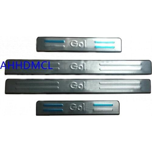 Car Welcome Pedal Threshold Strip Door Sill Strip For Golf VI VII MK6 MK7 Sportsvan 2010 2011 2012 2013 2014 2015 2016 2017~2020