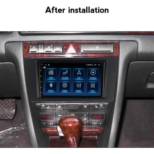 RDS Carplay Auto radio Multimedia video player For Audi A6 C5 1997-2004 S6 RS6 Android 10 car stereo IPS head unit 7 inch