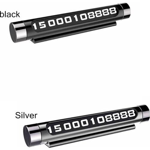 Car Temporary Parking Card Vehicle Rotation Hidden Transfer License Plate High Temperature Resistant Luminous License Plate