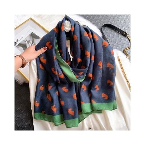 Brand Designer Cotton Scarf High Quality Foulard Bandana Long Lrage Shawls Wrpas Winter Warm Scarves Pashmina Lady 2020 New