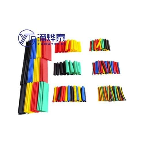 YYT Heat shrinkable tube combination 328/140/127PCS, insulation shrinkage, environmentally friendly flame retardant