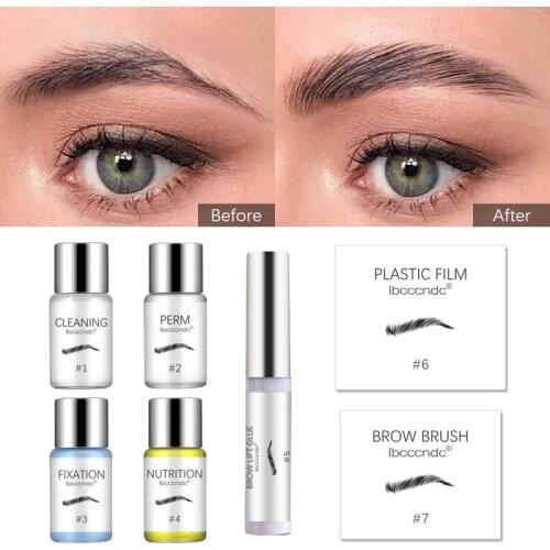 Brow Kit Safe Perming Brow Lift Eyebrow Styling Curling Lifting Eyebrow Enhancer Home Beauty Salon Brow Makeup Tool TSLM1