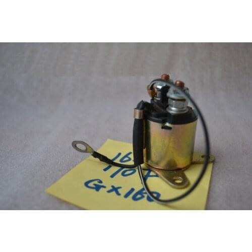 Free Shipping Gasoline Engine 168F 170F GX160 GX200 5.5HP 6.5HP electric relay starting motor starter motor suit chinese brand