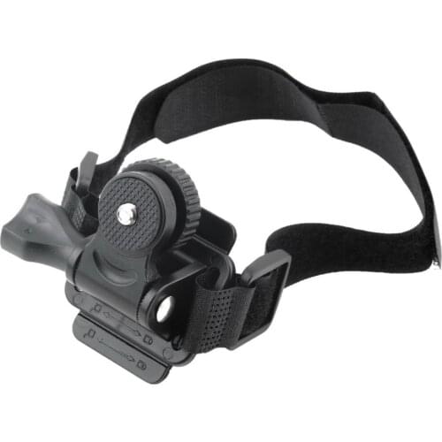 Adjustable Head Vented Helmet Strap Mount for Mobius ActionCam Sports Camera Video DV DVR Bike Helmet Mount Bicycle Holder