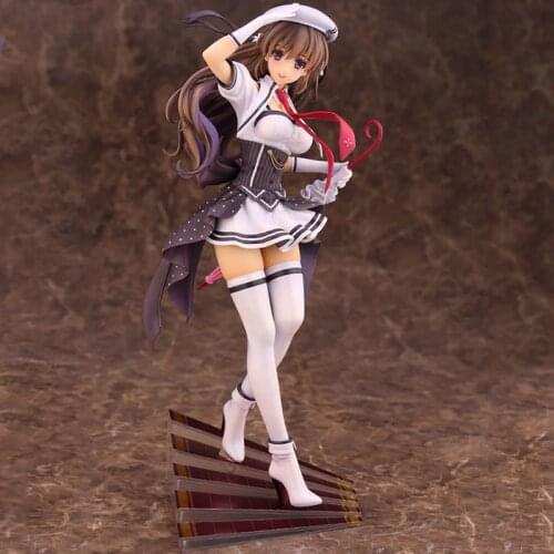 SkyTube Misaki Kurehito Japan Anime Action Figure toys CHUNITHM Mishima Haruna 26cm PVC Sexy Girl Toy Gift For Children Kids