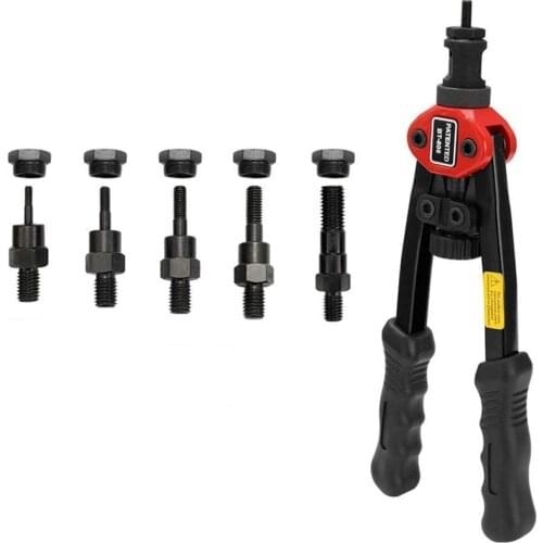 Heavy Duty Riveter Gun BT-606 Double Handle Manual Riveting Tool With M3 M4 M5 M6 M8 Nut
