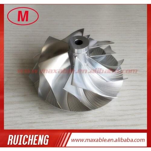 T04E 6+6 blades 67.43/82.00mm turbocharger billet/milling/aluminum 2618 compressor wheel for racing