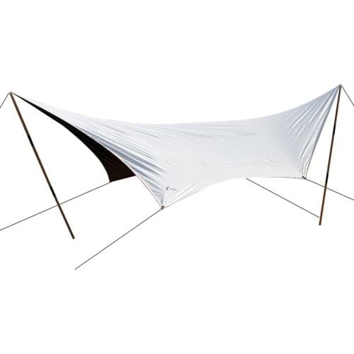 Ultralight Outdoor Waterproof Hexagon-shaped tarp Tent Shade Outdoor Camping Hammock UV Garden Awning Canopy Sunshade