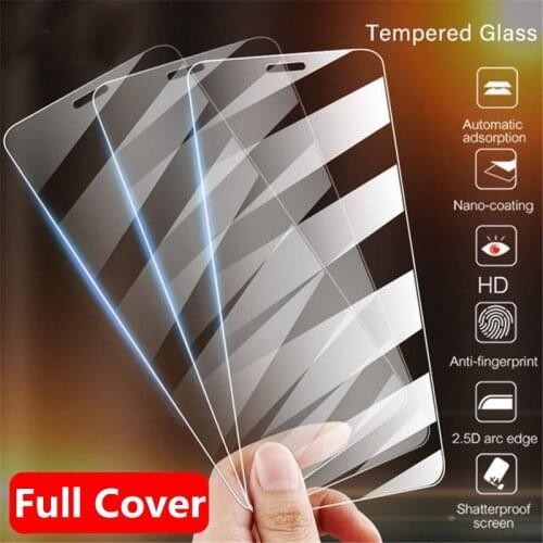2PCS Full Cover Tempered Glass On the For iPhone 7 8 6 6s Plus X Screen Protector On For iPhone X XR XS MAX 11 12 Pro Glass Film