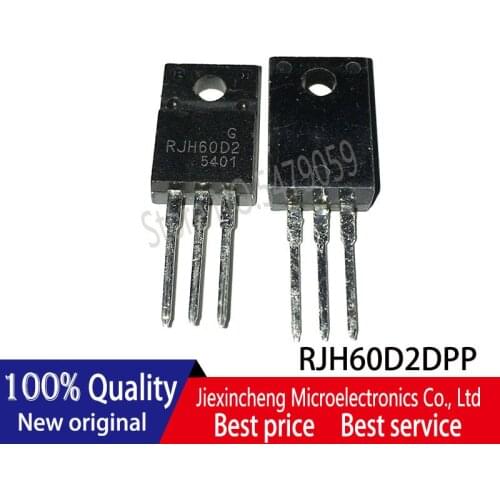 10PCS RJH60D2DPP RJH60D2 TO-220F 600V 20A IGBT New Original