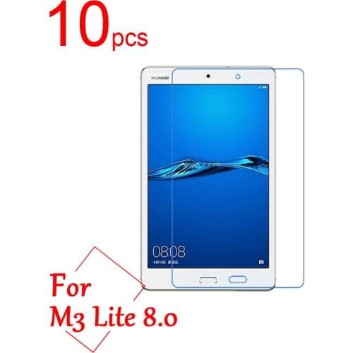 10pcs Ultra Clear/Matte/Nano anti-Explosion LCD Tablet Screen Protector Cover For Huawei MediaPad M3 Lite 10 8.0 Protective Film