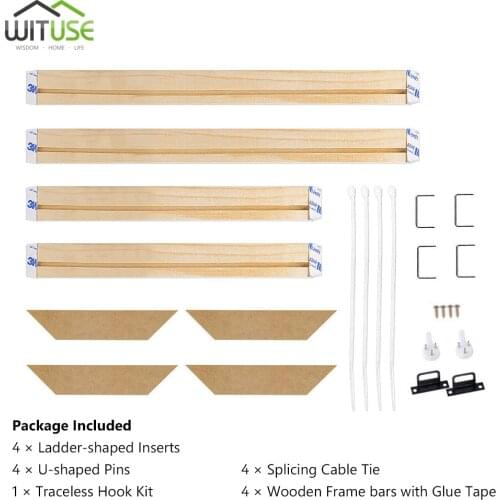 Wood frame for canvas oil painting Diamond painting wood DIY Wooden stretcher big size picture inner frame Wall Art Supplies