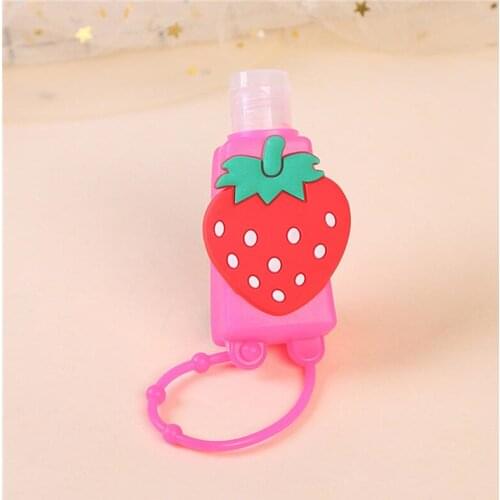 30ml Hand Sanitizer Bottles Refillable Dispenser Cute Silicone Gel Holder For Shampoo Soap Portable Travel Accessories