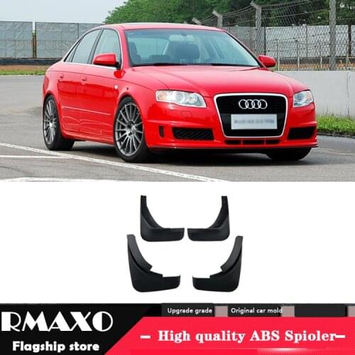 For Audi A4 2003-2008 Mudflaps Splash Guards Front With the color and rear Mud Flap Mudguards Fender Modified special