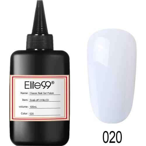 Elite99 30ml / 60ml / 100ml Pure Color Gel Nail Polish Soak off UV LED Hybrid Varnish Gel Lacquer Nail Art Manicure Gel Polish