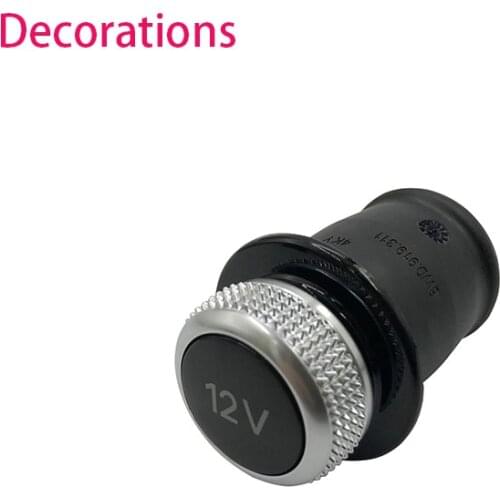 For Audi A3 A4 A5 A6L Q3 Q5 RS7 4H0919311 4L0919311 12V chrome-plated cigarette lighter plug Cigarette lighter cover 8wd919311