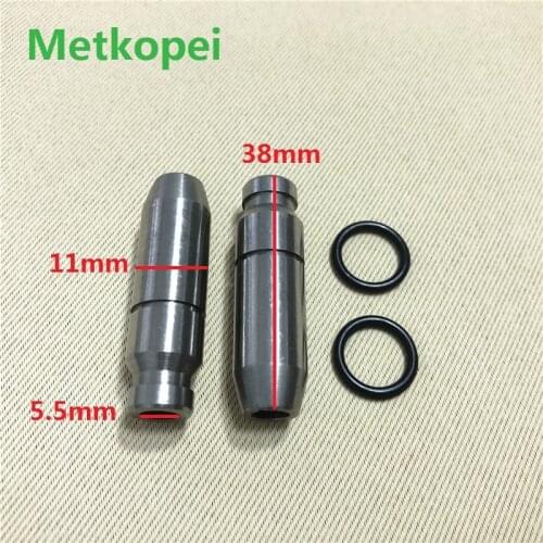 Motorcycle QM200GY DR200 GXT200 5.5mm engine valve stem intake exhaust stem guide duct catheter for Suzuki 200cc GXT DR 200