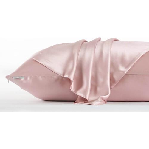 DISANGNI 22 Mummi 100% mulberry silk silk pillowcase, for hair and skin, double-sided silk zipper type, 1pc