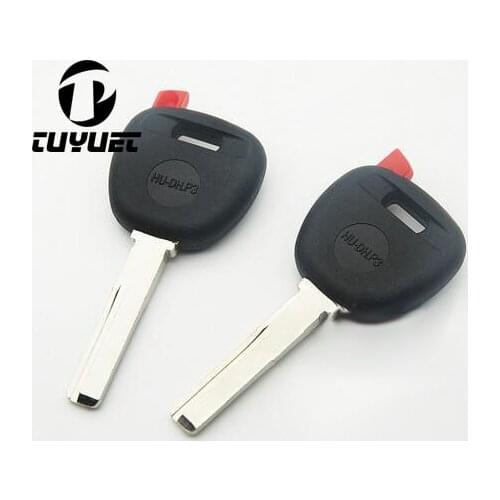 New ! Car Key Blanks Case for Volvo Transponder Key Shell with Uncut Blade On the Side