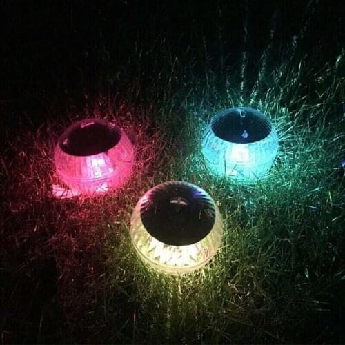 Outdoor Floating Underwater Ball Lamp LED Solar Power Color Changing Light Swimming Pool Party Night Light For Yard Pond Garden