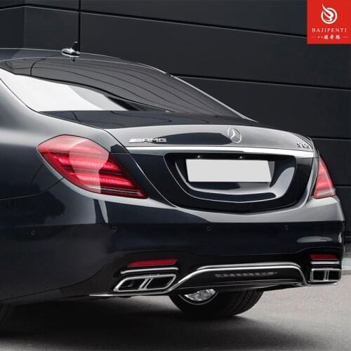 Suitable for Used Specially Upgrade and Refit the S65 Large Encirclement Tail Throat of 2021 Mercedes Benz S-class S400l S450l W