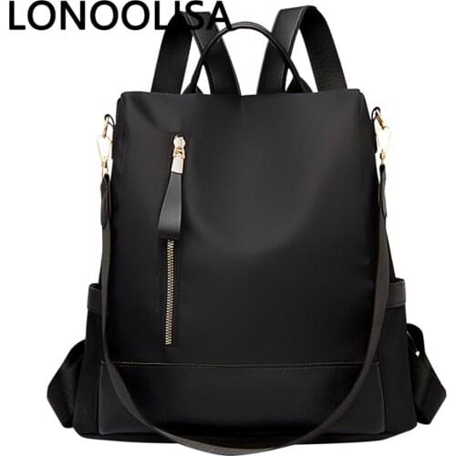 Casual Oxford Cloth 3 In 1 Backpack Female Shoulder School Book Bags Women Daily Travel Anti-Theft Bagpack Rucksack Mochilas Sac