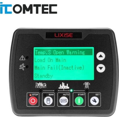 LIXiSE LXC3120 auto start generator controller small diesel alternator control board pannel generator part