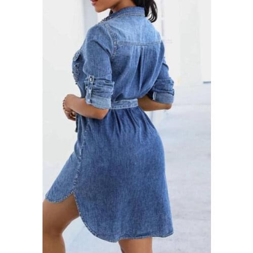 Sila Oruc Moda Fashion Denim Dresses