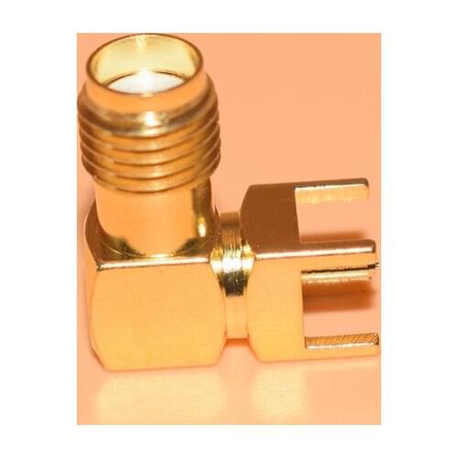 SMA elbow the SMA - KWE outside screw hole SMA RF bridge RF antenna 90 degrees of RF connector