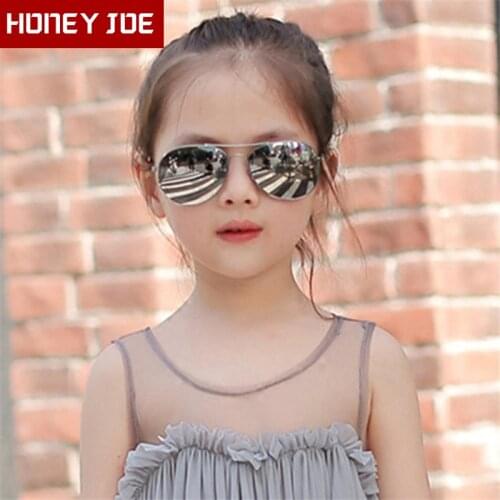 Boys Girls Retro Fashion Aviation Sunglasses Kids Goggles Students Pilot Sun Glasses Party Eyewear Outdoor Eye Glasses UV400