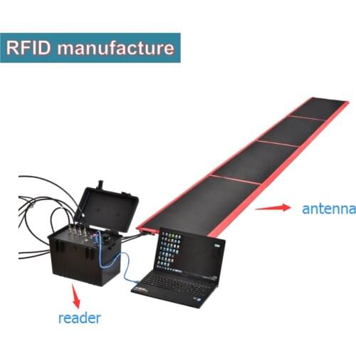 UHF RFID Complete race sports timing system(Reader/Antenna mat/tag chips for triathlon sports timing system with free software)