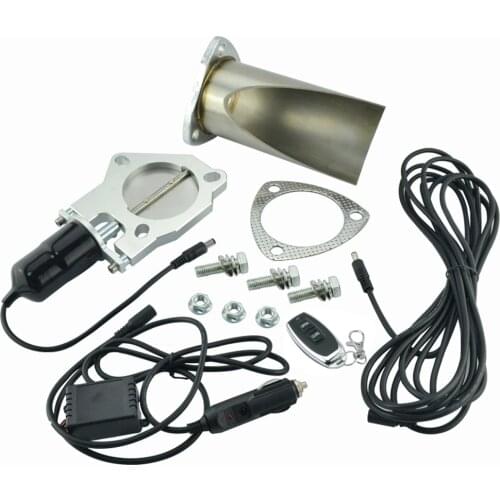 Universal Electric Stainless Exhaust Cutout With Remote Control With Be Cut Pipe Exhaust Cut Out Kit Car Complete Installations
