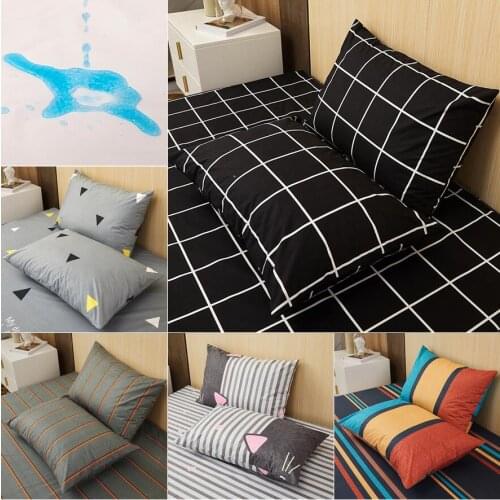 Waterproof Pillowcase Cover 51x76cm Printed Double Pillowcase 66x66cm Bedding Pillow cover 50x70cm/40x60cm Customize any Size