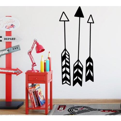 Funny Tribe Arrow Wall Stickers Modern Vinyl Wall Decals For Kids Room Home Decor Bedroom Wallpaper Sticker Mural