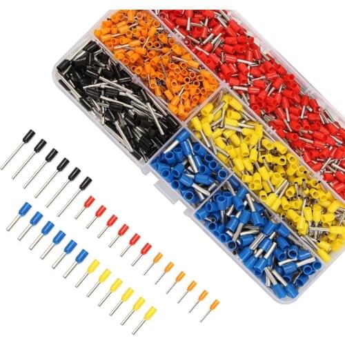 1020PCS Wire Connector Terminator Crimp Terminal Connector Conector Eletrico Terminais Tubular Terminale Cable Terminales Set