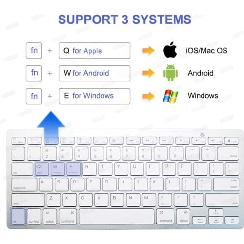 78 Keys Wireless Keyboard Russian Keyboard Spain Keyboard Japanese Keyboard Portuguese Keyboard Italian Keyboard French Keyboard