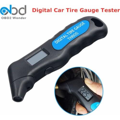 TH805 Digital Tyre Pressure Gauge Tester Meter Car Auto Tire Air Pressure Monitor Sensor LCD Display PSI Manometer Barometers