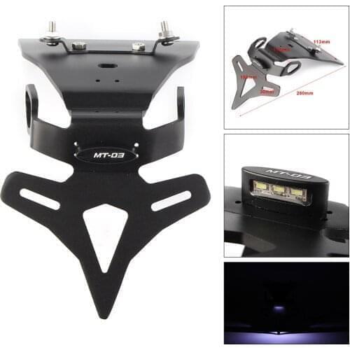 Motorbike Fender Eliminator License Plate Licence Holder For Yamaha MT-03 MT03 2015 2016 2017 Aluminum