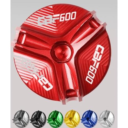 For Honda CBF600/SA CBF 600 2010 2011 2012 2013 M20*2.5 Engine Oil Filter Cup Plug Cover Screw With Logo CBF600
