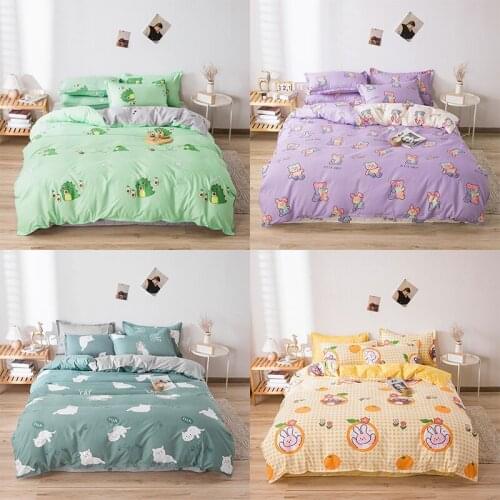 Home Textile Animal Print Style Bedding Sets 3/4pcs Childrens Boy Girl And Adult Bed Linings Duvet Cover Bed Sheet Pillowcase