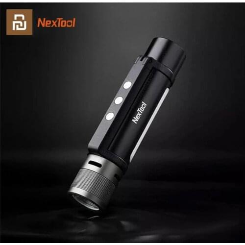 Xiaomi nextool LED flashlight outdoor armor in old IPX4 waterproof audible alarm function emergency power bank portable battery camp