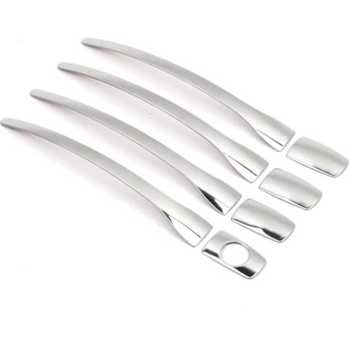 Door Handle Cover For 2012 2013 2014 2015 Peugeot 2008 3008 207 301 308 407 Citroen C4 C6 Stainless Steel Trim Bezel