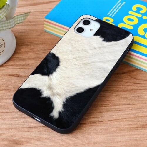 For iPhone Cow fur Soft TPU border Apple iPhone Case