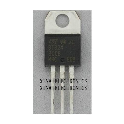 BTB24-800B BTB24800B BTB24-800 BTB 24-800B 24A/800V TO-220 ROHS ORIGINAL 10PCS/lot Free Shipping Electronics composition kit