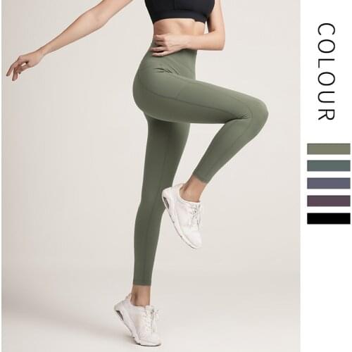 Tight-fitting Yoga Short New Double-sided Sanding Sports Leggings Fitness Hip-lifting Sports Pant High-waist Fitness Clothing
